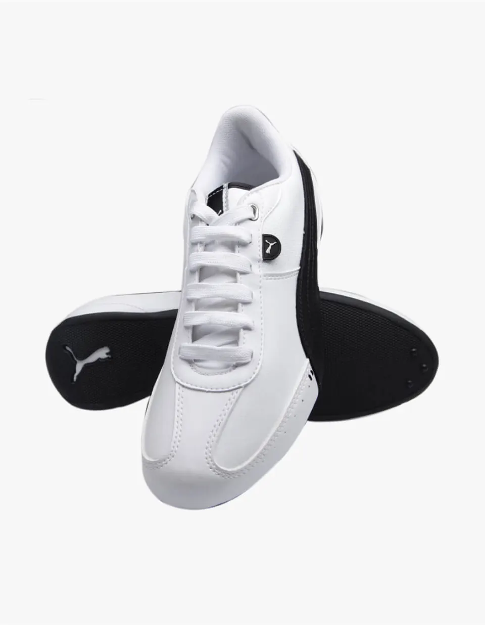 White sports sneakers suitable for school PT and games